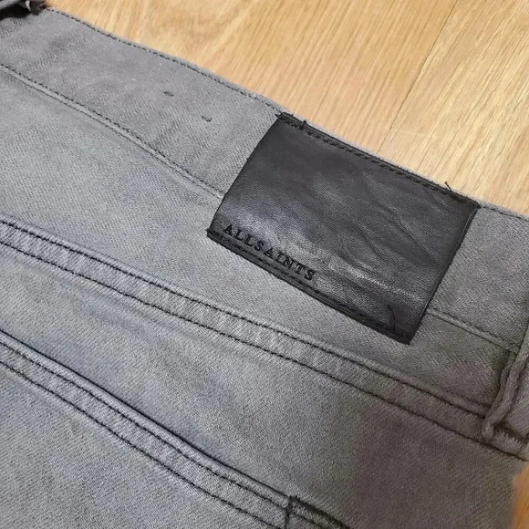 All Saints Cigarette Stretch Cotton Blend Men Jeans - Picture 10 of 10